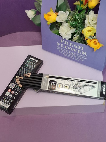 مداد سیاه بسته ۱۲تایی برند آریا